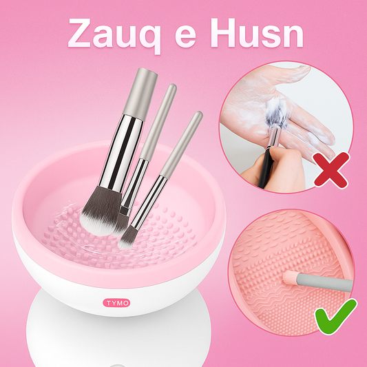 Electric Makeup Brush Cleaner Machine – USB Powered, Gentle & Efficient Cleaning for Makeup Brushes