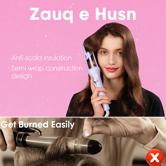Curling Iron Rod with Intelligent Temperature Control – Lightweight & Ergonomic Design – 1 Pc