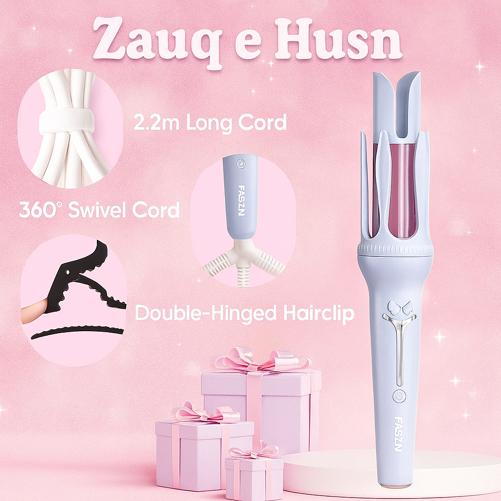 Curling Iron Rod with Intelligent Temperature Control – Lightweight & Ergonomic Design – 1 Pc
