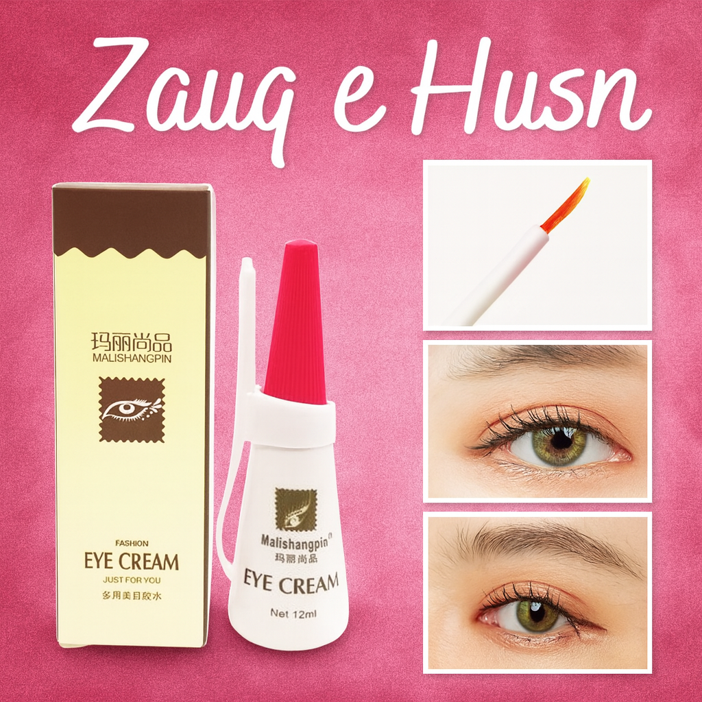 Clear Eyelash Glue | Waterproof Lash Adhesive for Mink Eyelashes | Strong Hold & Easy Application - Malishangping