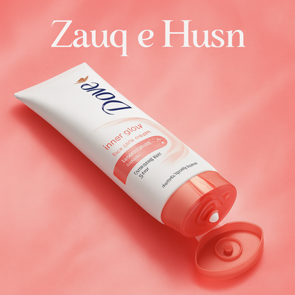 Dove Inner Glow Face Wash – Gentle Exfoliating Facial Cleanser & Beauty Serum – 100g - Dove