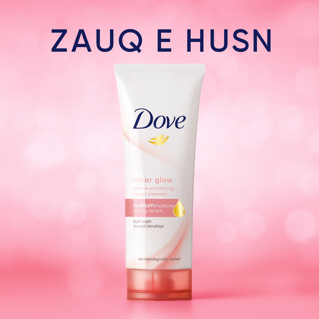 Dove Inner Glow Face Wash – Gentle Exfoliating Facial Cleanser & Beauty Serum – 100g - Dove