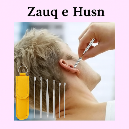 Ear Wax Cleaning Kit - 6 Pcs Ear Pick Tools