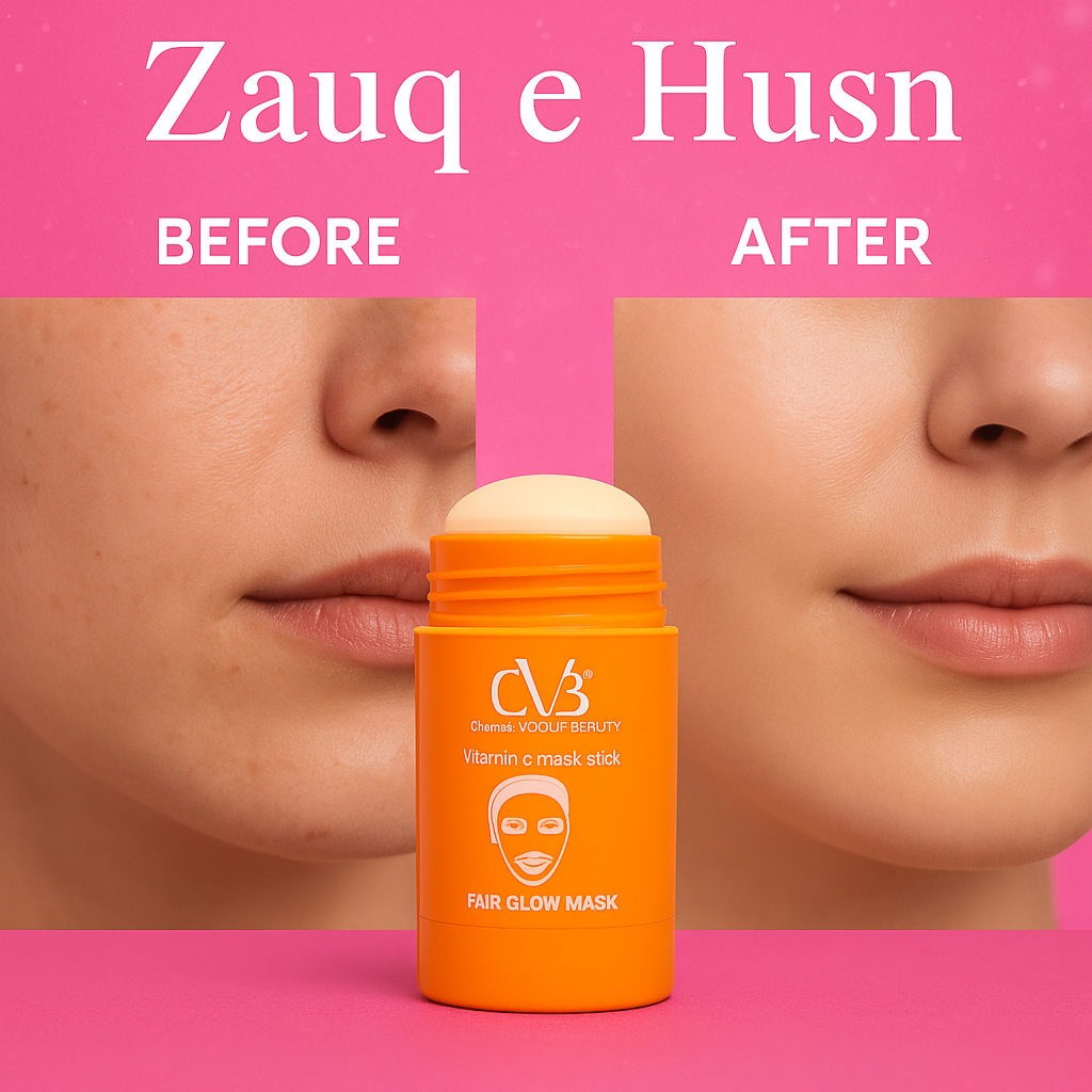 Fair Glow Vitamin-C Mask Stick | 40g | Green Clay Face Mask with Green Tea Extract - Charm vogue beauty