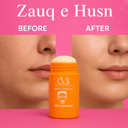 Fair Glow Vitamin-C Mask Stick | 40g | Green Clay Face Mask with Green Tea Extract - Charm vogue beauty
