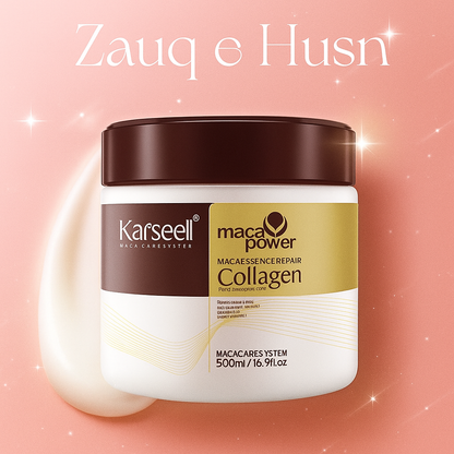 Karseell Collagen Hair Mask – 500ml | Intensive Repair Treatment for Dry & Damaged Hair
