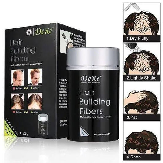 Hair Building Fibers – Instant Hair Thickener for Men & Women
