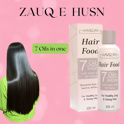 7 in 1 Hair Food Oil – Nourishing Blend for Hair Growth & Scalp Care