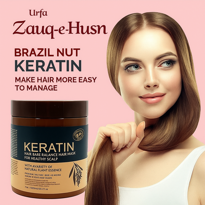 Keratin Hair Mask Treatment - Salon Quality 500 ml for Radiant Hair
