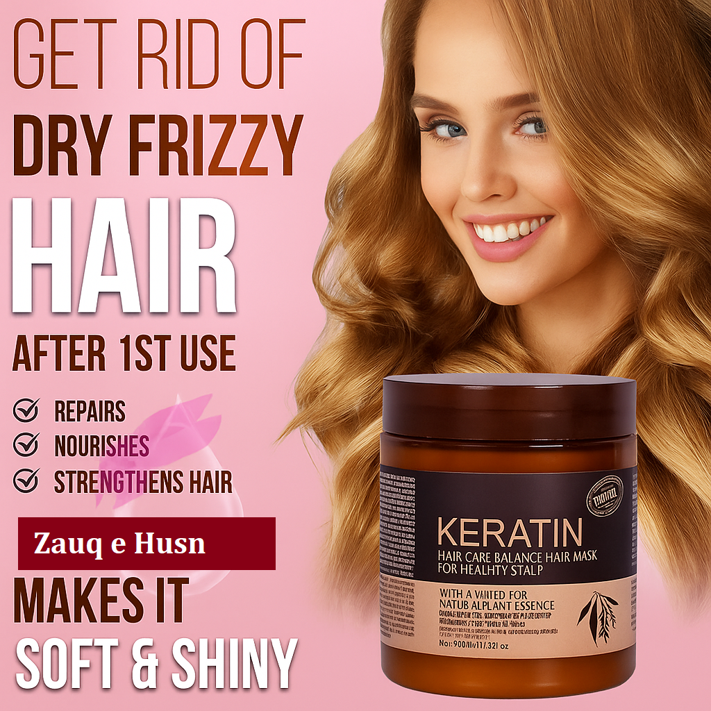 Keratin Hair Mask Treatment - Salon Quality 500 ml for Radiant Hair