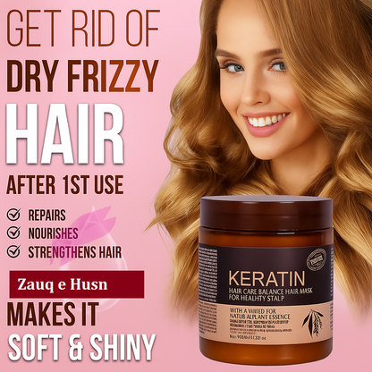 Keratin Hair Mask Treatment - Salon Quality 500 ml for Radiant Hair