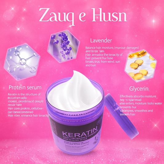 Keratin Hair Mask – 1000ml | Hydrating & Frizz Control Treatment