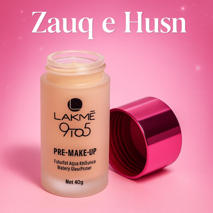 Lakme 9 to 5 Pre-Make-Up Primer – Smooth Base, Pore Minimizing & Long-lasting for All Skin Types – 40g - Lakeme