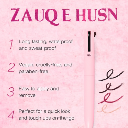Touch Up 4-in-1 Makeup Pen | Eye Liner, Brow Liner, Lip Liner & Highlighter