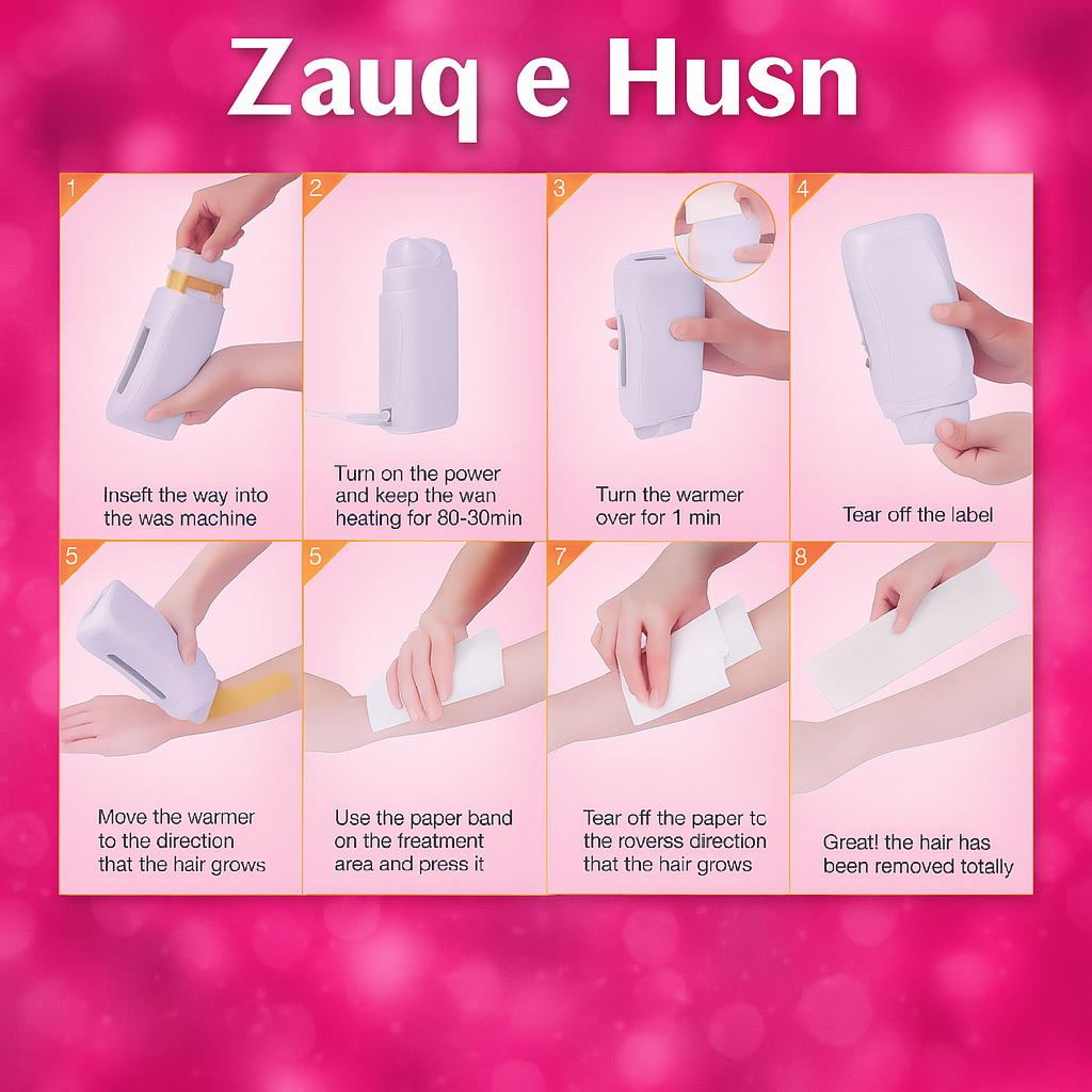 Roll-On Wax Heater Cartridge – Portable Hair Removal Epilator for Smooth Skin