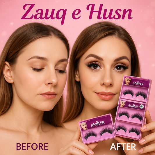 Premium 6D False Eyelashes – Reusable Set of 2
