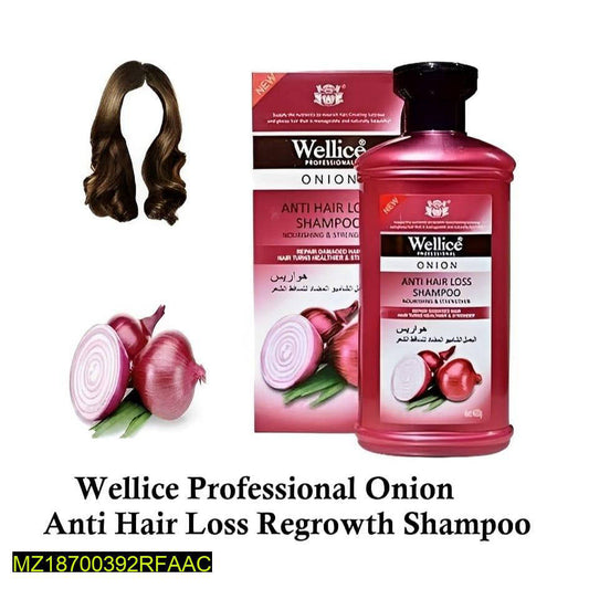 Onion Anti-Hair Loss Shampoo – 400ml for Hair Growth & Repair