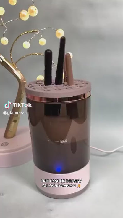 Electric Makeup Brush Cleaner | Automatic Makeup Brush Holder Cleaner Machine