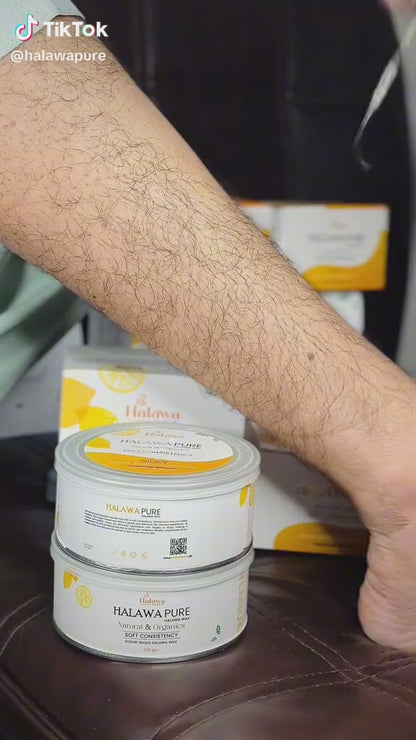 Halawa Wax | 120g | Gentle Hair Removal Wax for Fingers, Toes & Eyebrows