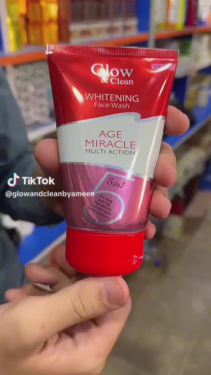 Whitening Facewash 120ml - Age Miracle Multi-Action Intense Skin Repair & Anti-Bacterial