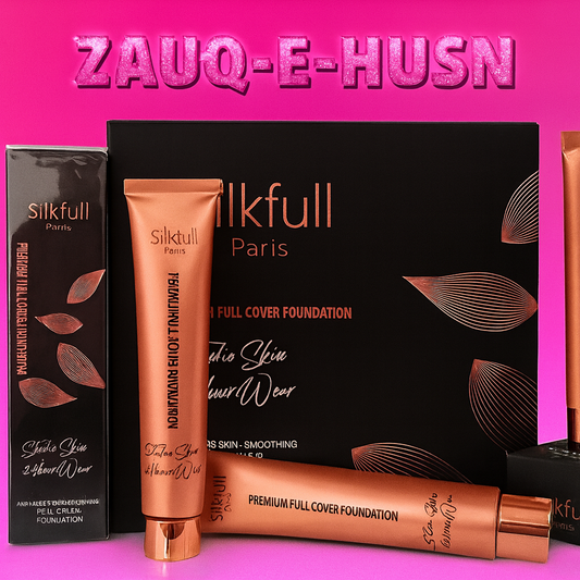 Silkfull Waterproof Tube Makeup Foundation | Long-Lasting, Full Coverage, Hydrating | 15g