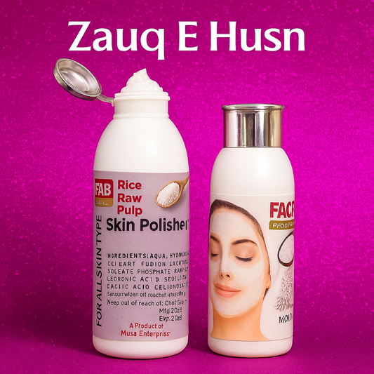 Nourishing Skin Polisher - 200ml Hydrating Exfoliator for All Skin Types - Rice Raw Pulp